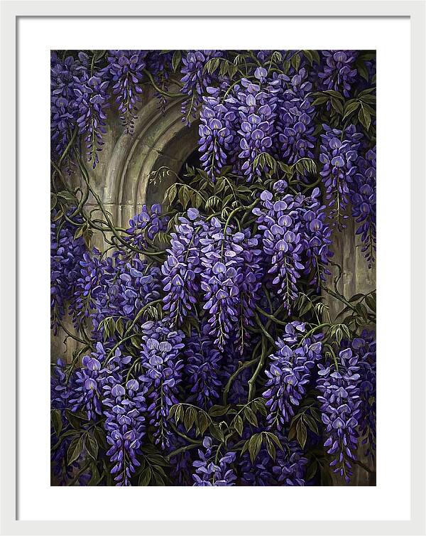 Wisteria Whispers Under Moonlight