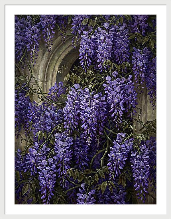 Wisteria Whispers Under Moonlight