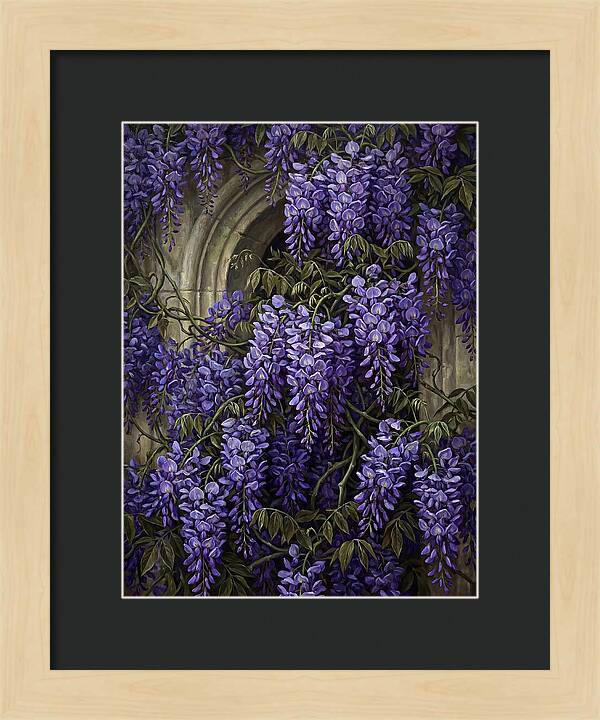 Wisteria Whispers Under Moonlight