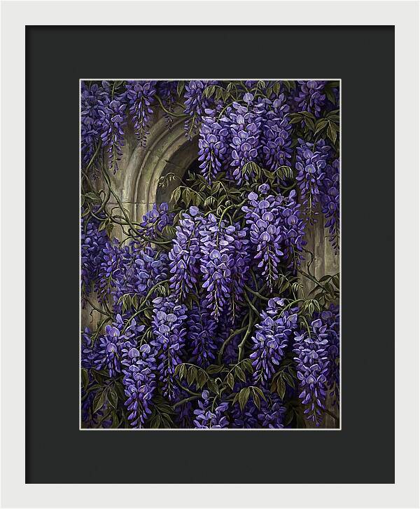 Wisteria Whispers Under Moonlight
