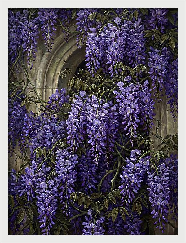 Wisteria Whispers Under Moonlight