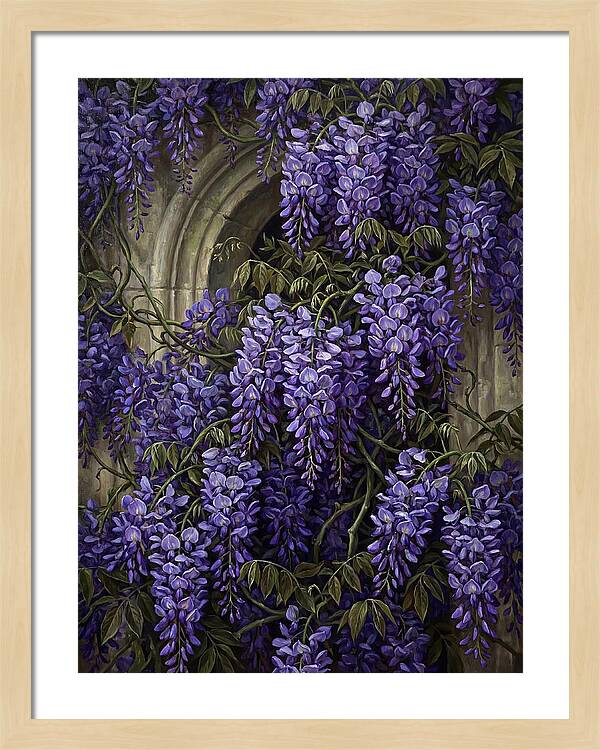 Wisteria Whispers Under Moonlight