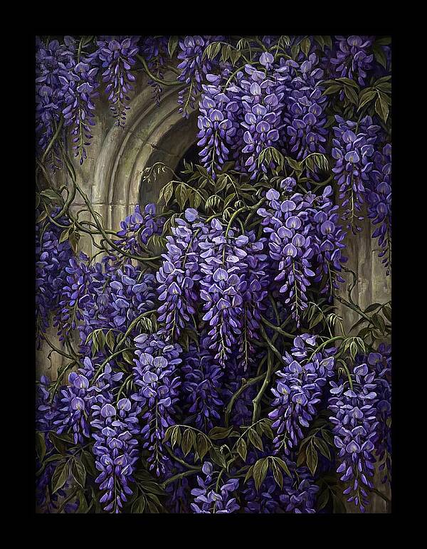 Wisteria Whispers Under Moonlight