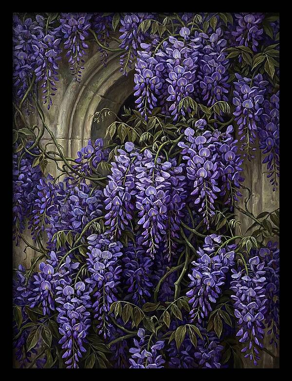 Wisteria Whispers Under Moonlight