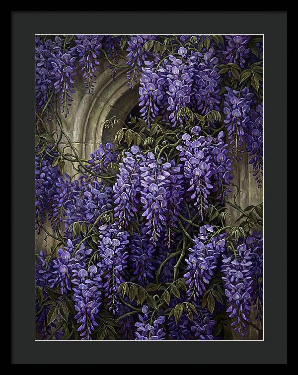 Wisteria Whispers Under Moonlight