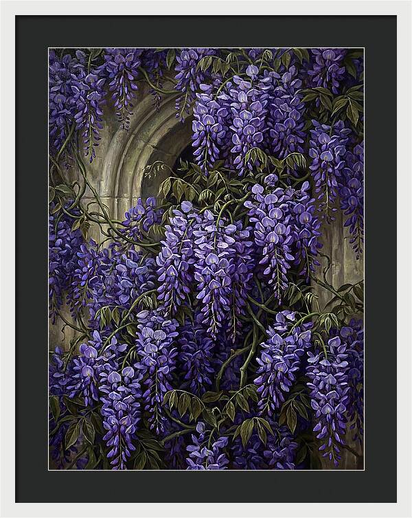 Wisteria Whispers Under Moonlight