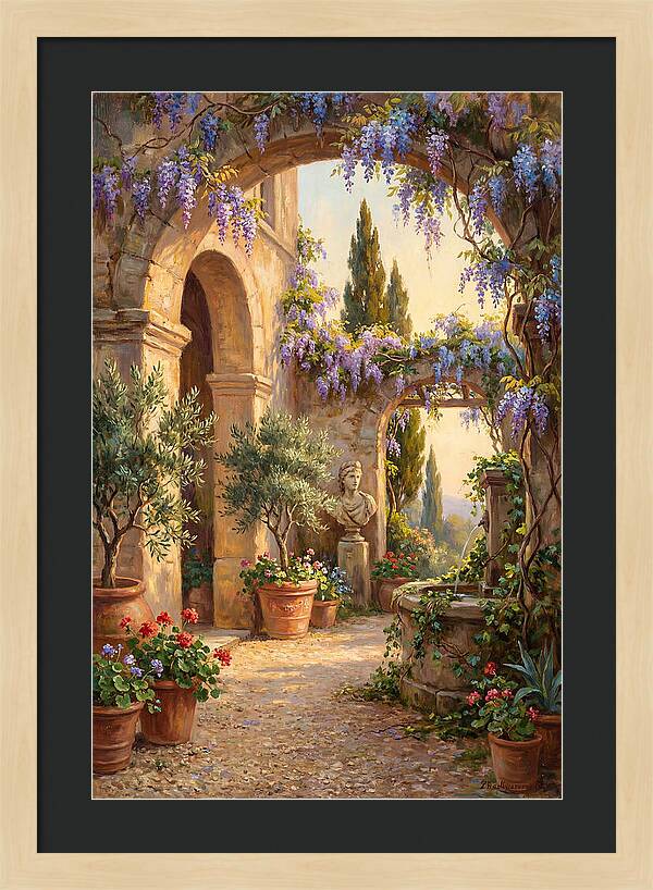 Wisterialaden Mediterranean Pathway