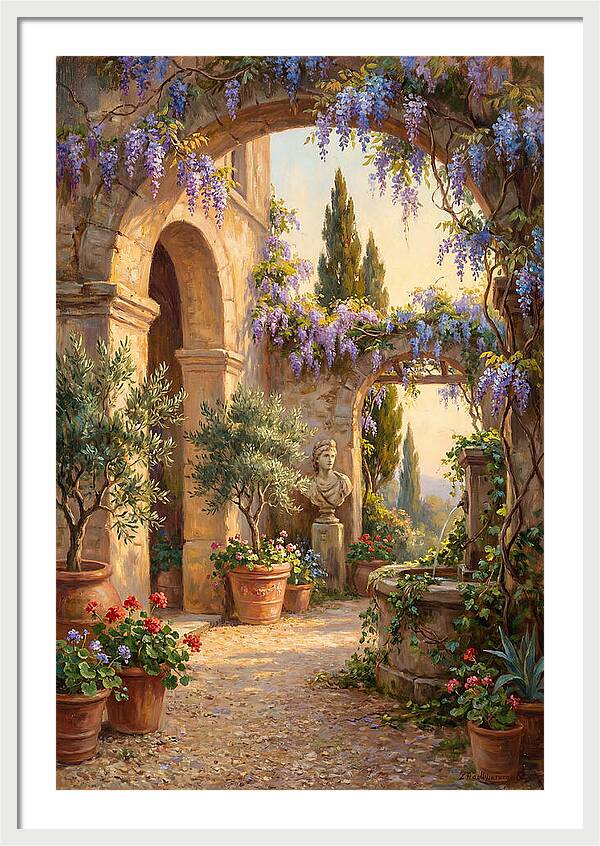 Wisterialaden Mediterranean Pathway