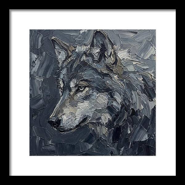 Wolf In Shades Of Gray