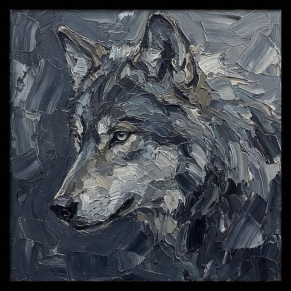 Wolf In Shades Of Gray
