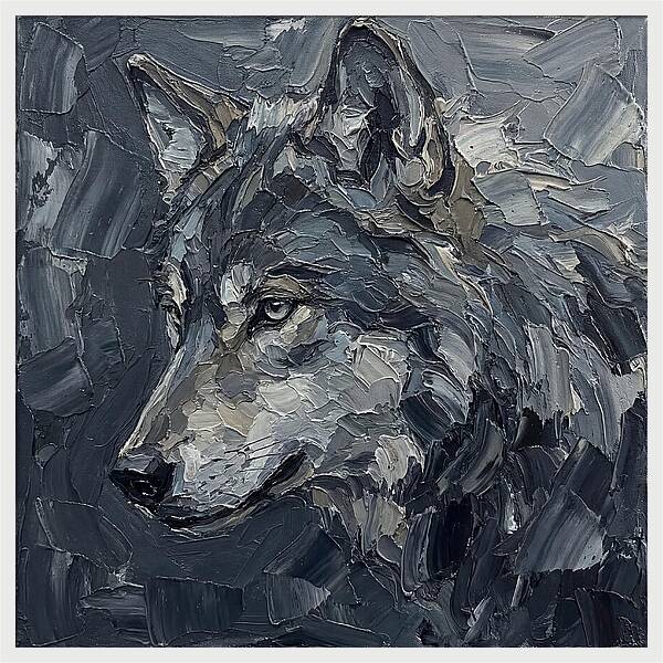 Wolf In Shades Of Gray