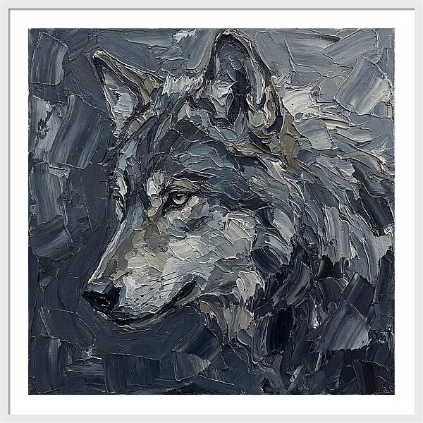 Wolf In Shades Of Gray