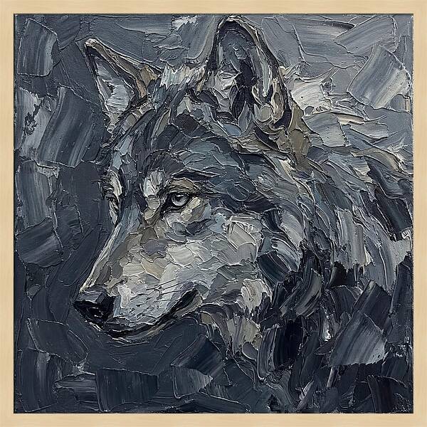 Wolf In Shades Of Gray