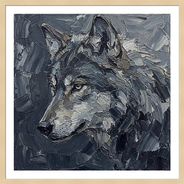 Wolf In Shades Of Gray