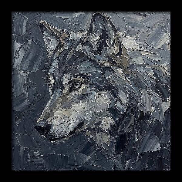 Wolf In Shades Of Gray