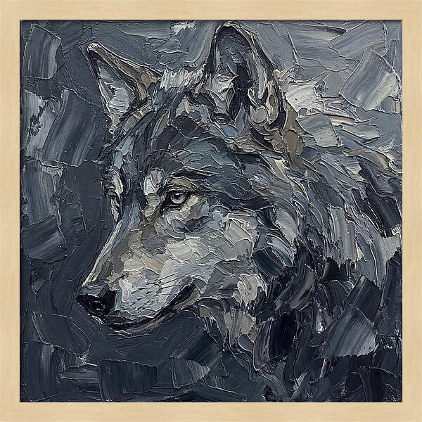 Wolf In Shades Of Gray
