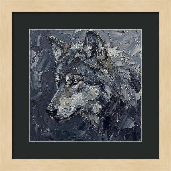 Wolf In Shades Of Gray