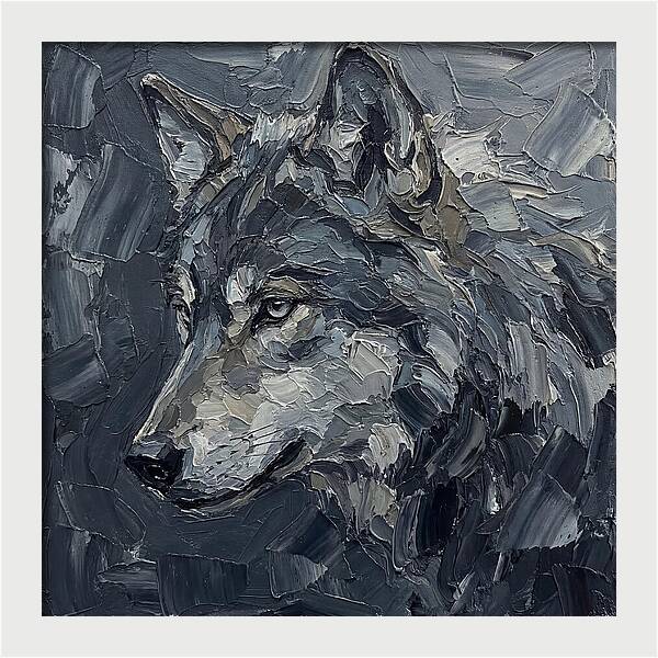Wolf In Shades Of Gray