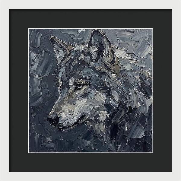 Wolf In Shades Of Gray