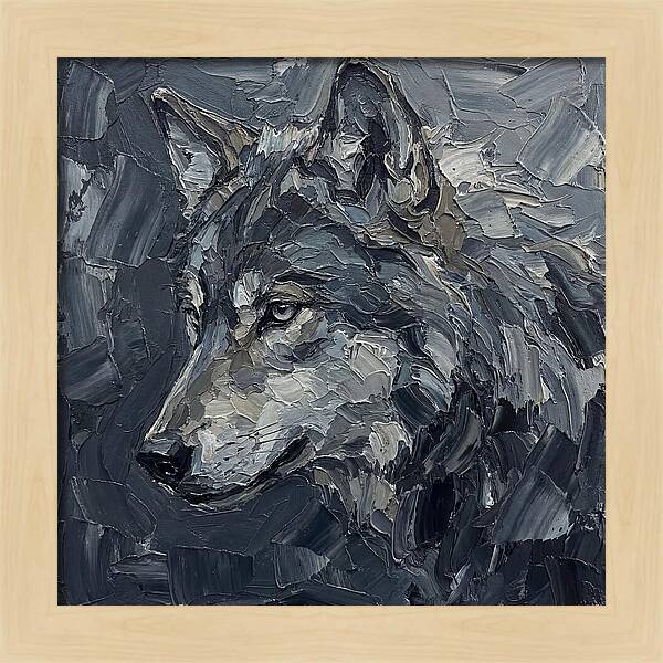Wolf In Shades Of Gray