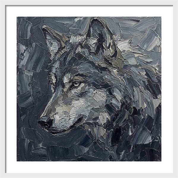 Wolf In Shades Of Gray