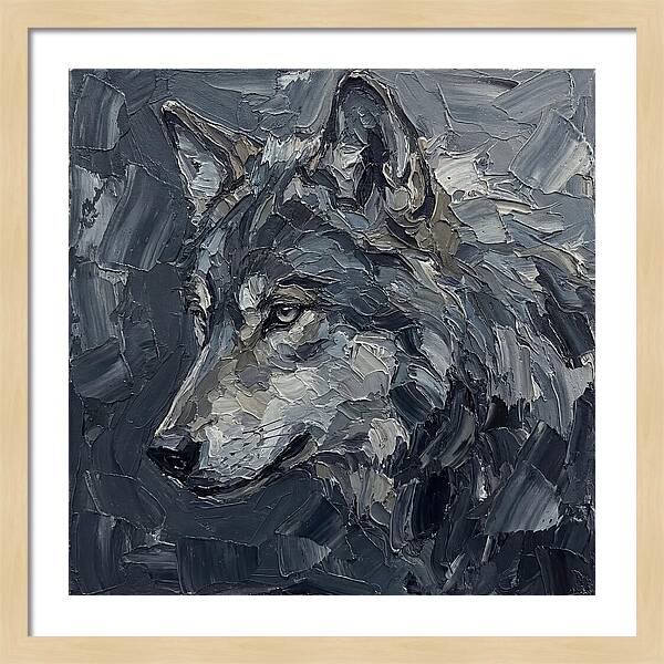 Wolf In Shades Of Gray