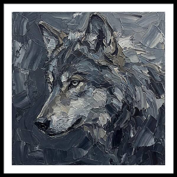 Wolf In Shades Of Gray