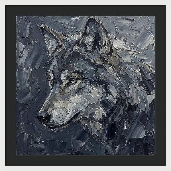 Wolf In Shades Of Gray