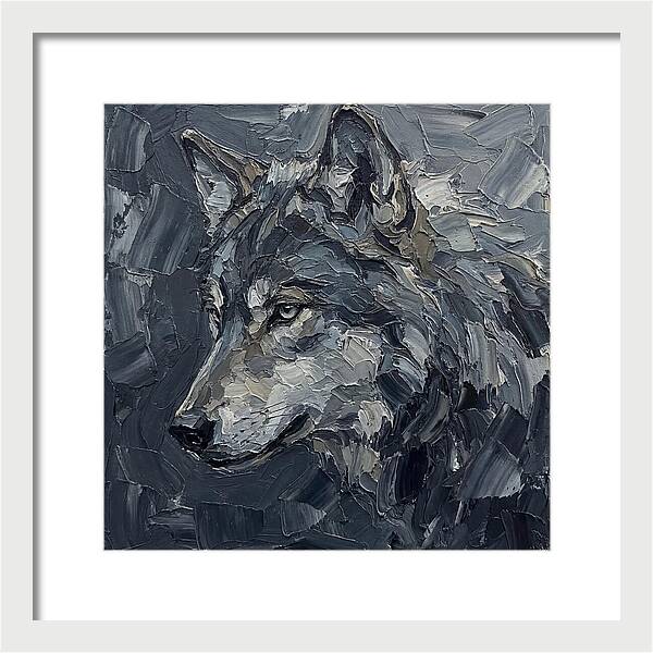 Wolf In Shades Of Gray