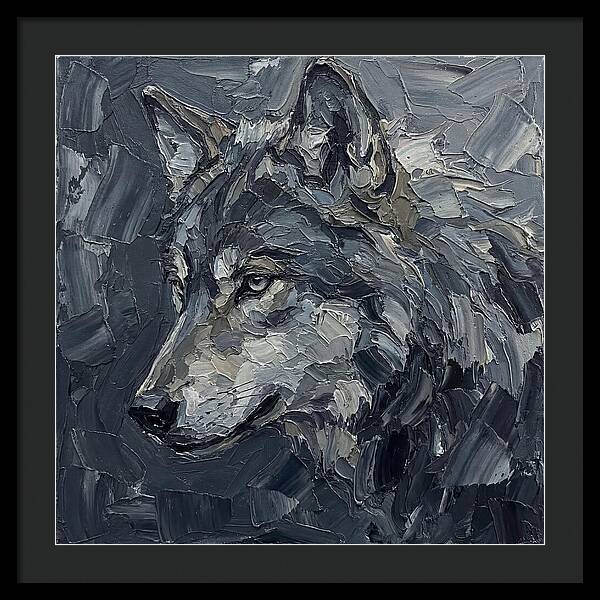 Wolf In Shades Of Gray