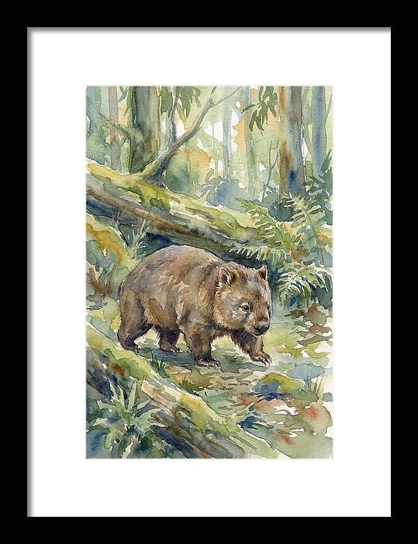 Wombat Among The Trees