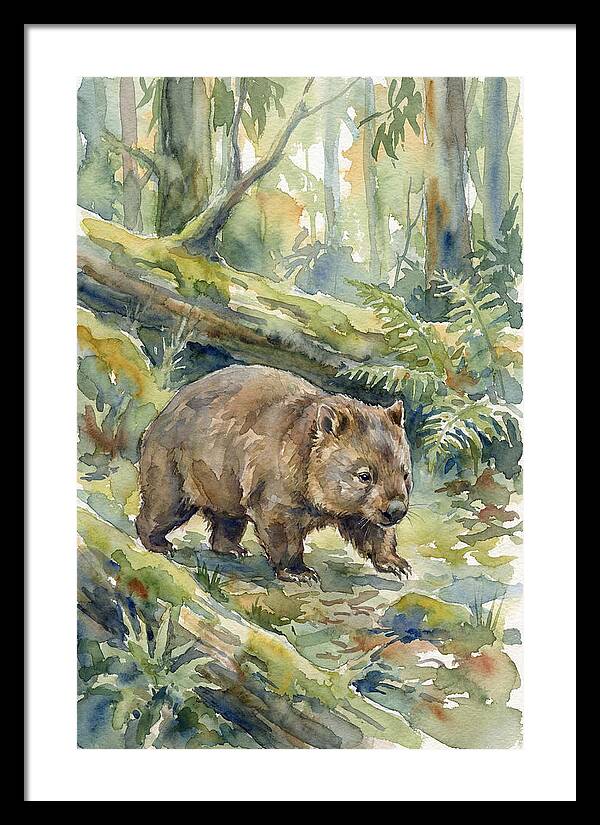 Wombat Among The Trees