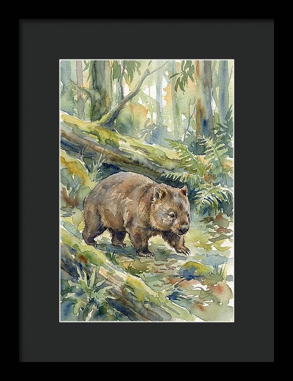 Wombat Among The Trees