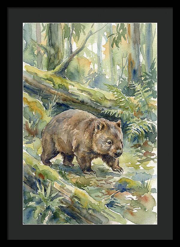 Wombat Among The Trees