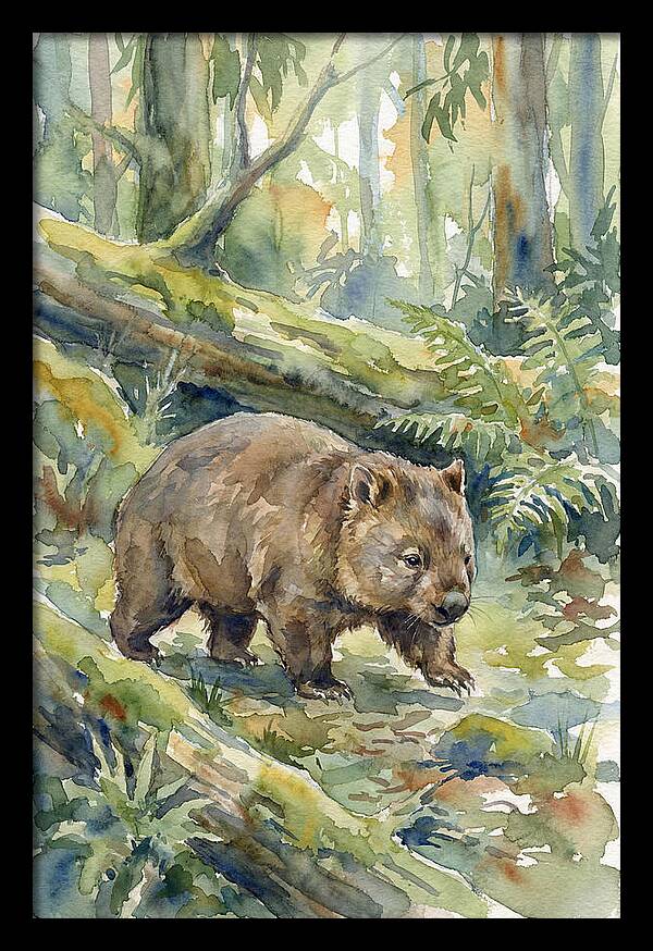 Wombat Among The Trees