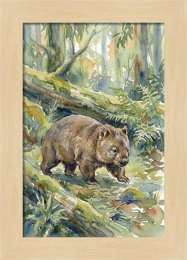 Wombat Among The Trees