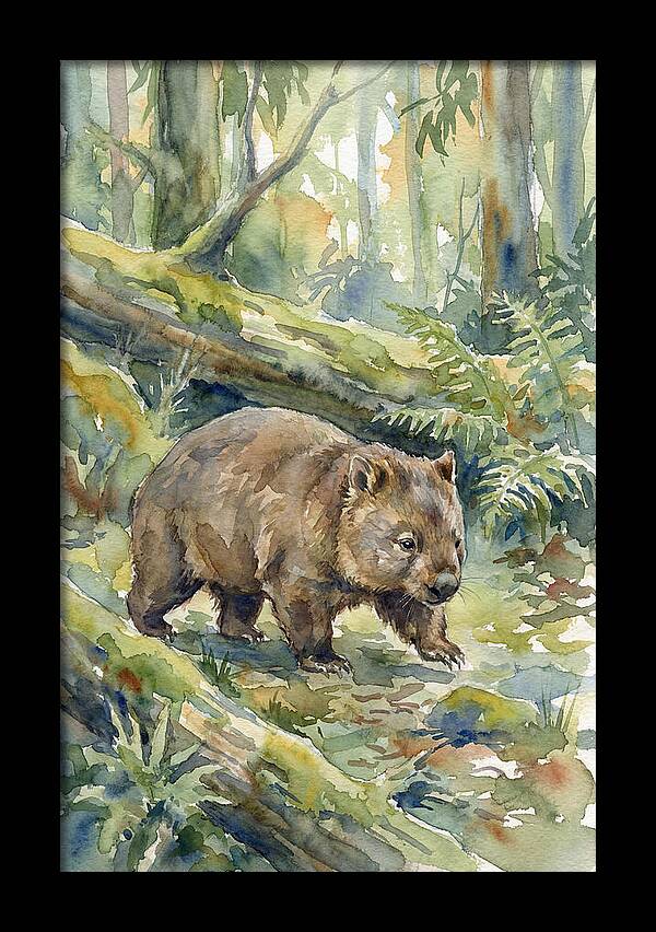Wombat Among The Trees