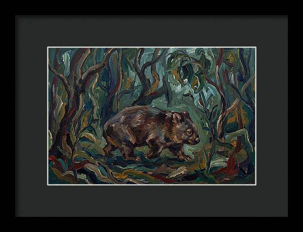 Wombat Amongst Lush Foliage