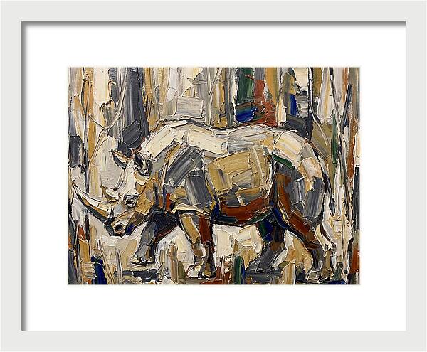 Wombat In Abstract Landscape