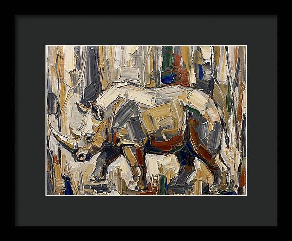 Wombat In Abstract Landscape