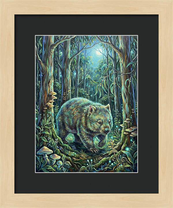 Wombat In Enchanted Forest