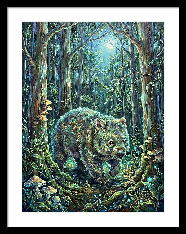 Wombat In Enchanted Forest