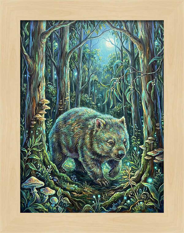 Wombat In Enchanted Forest