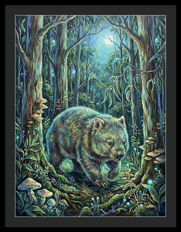 Wombat In Enchanted Forest
