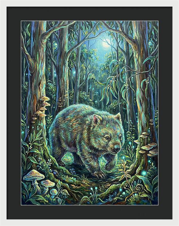 Wombat In Enchanted Forest