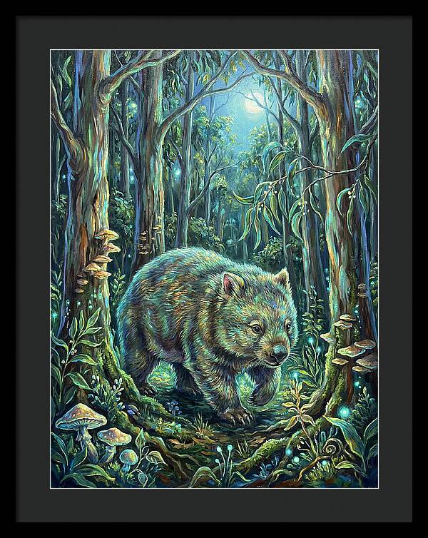 Wombat In Enchanted Forest