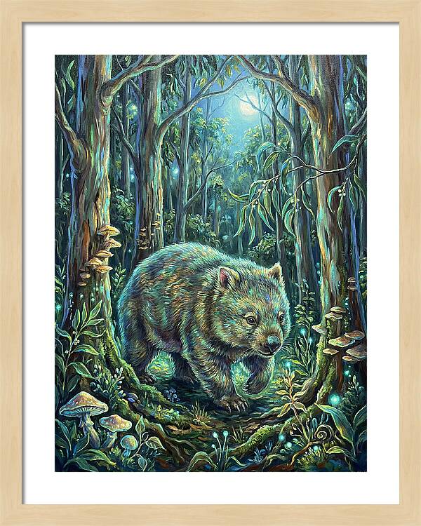 Wombat In Enchanted Forest