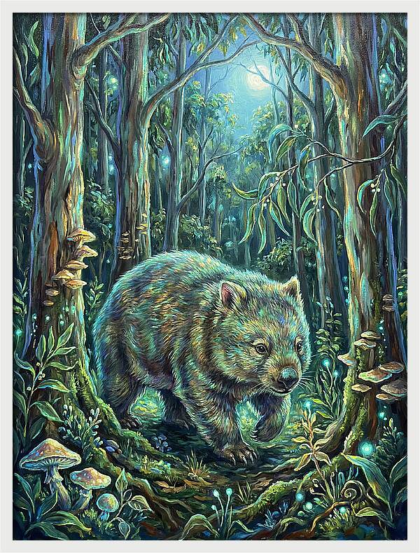 Wombat In Enchanted Forest