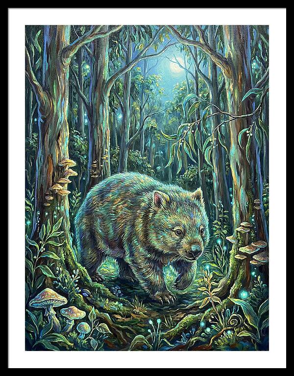 Wombat In Enchanted Forest
