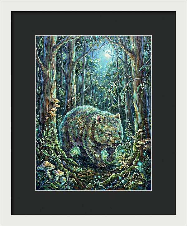 Wombat In Enchanted Forest